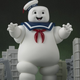 Illustration for article titled Miniature Plastic Cities Will Tremble Before Figuarts Stay Puft Marshmallow Man
